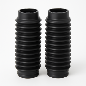 2Pcs Rubber Front Fork Suspension Shock Cover Dust Shield