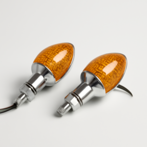 Bike Metallic Body Indicators Pair