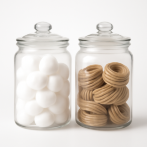Cotton & Catgut Jars Large