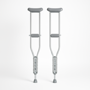 Crutches Pair Adjustable