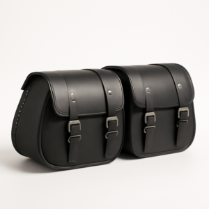 Leather Saddlebags Pair